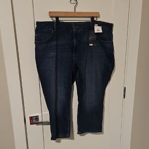 Lee Blue Ankle Cropped Jeans